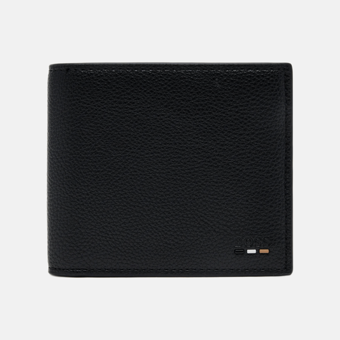 Billetera BOSS - with logo and signature stripe Black