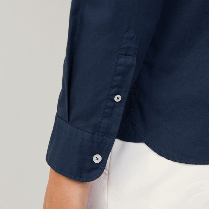 Camisa M/L  Hackett - ESS GMT DYED OXFORD Navy - Imagen 3