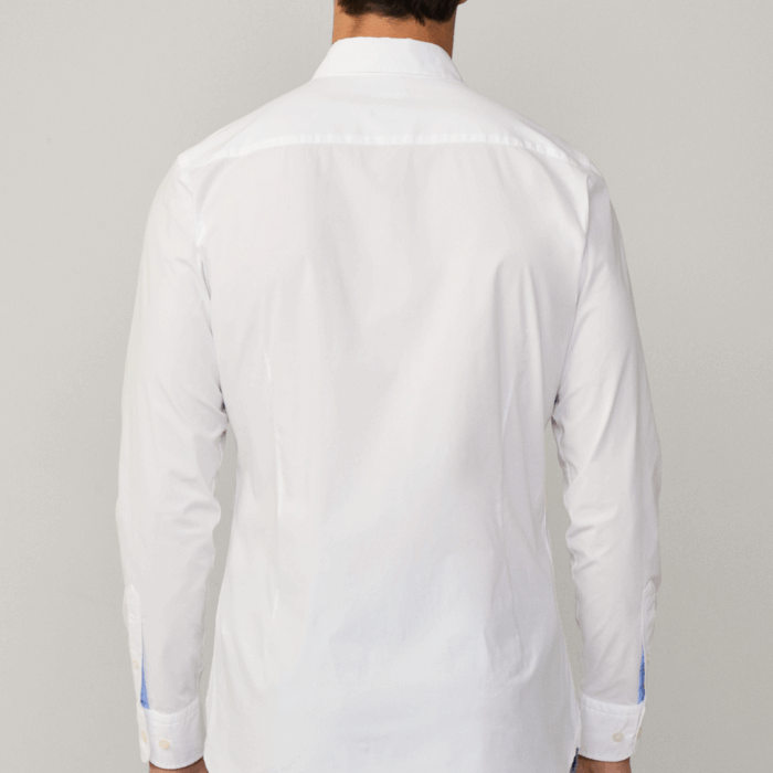 Camisa M/L  Hackett - ESS GMT DYED OXFORD White - Imagen 3