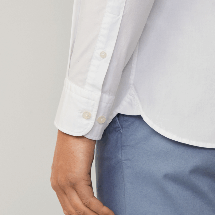 Camisa M/L  Hackett - ESS GMT DYED OXFORD White - Imagen 4