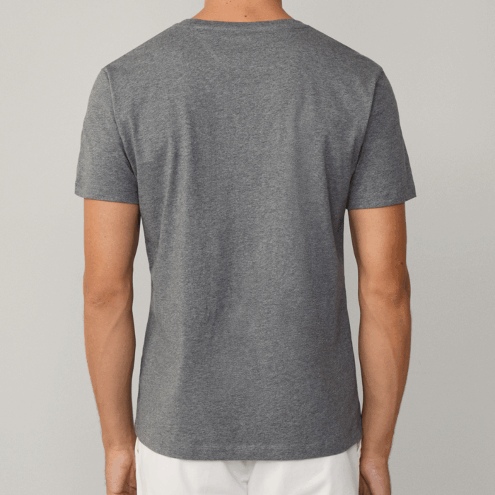 Camiseta M/C Hackett con logo fit clásico Granite Grey - Imagen 3