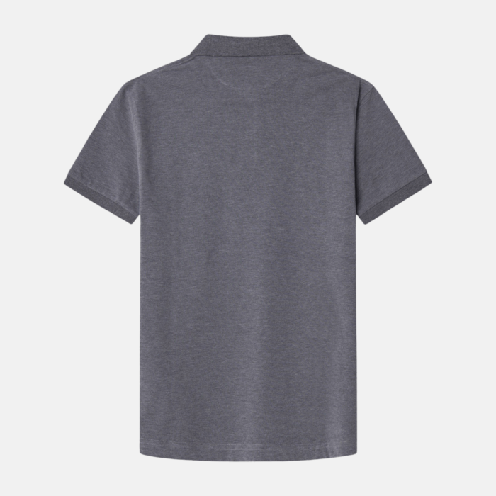 Camisa Hackett polo piqué fit tailored Granite Grey - Imagen 3