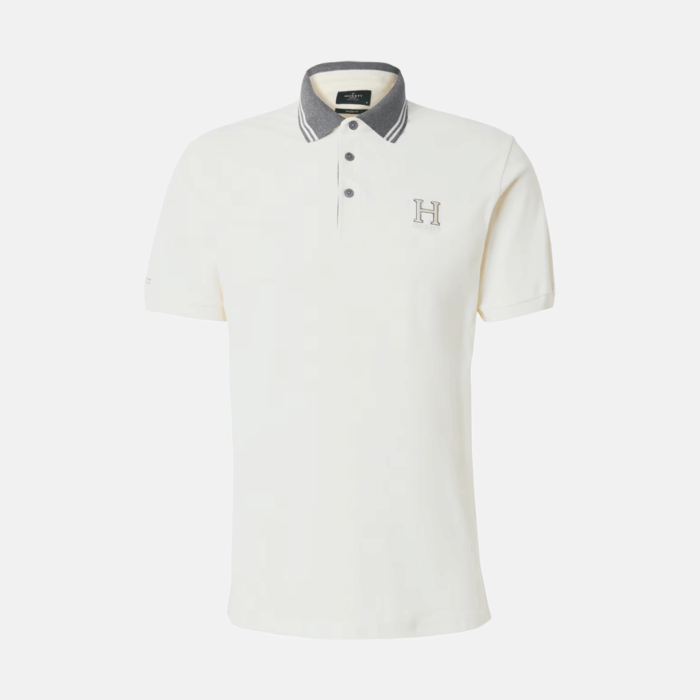 Camisa Hackett Polo Heritage de algodón - Off White - Imagen 4