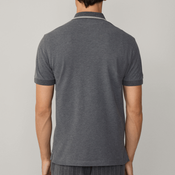 Camisa Hackett Polo Heritage de algodón - Granite Grey - Imagen 4