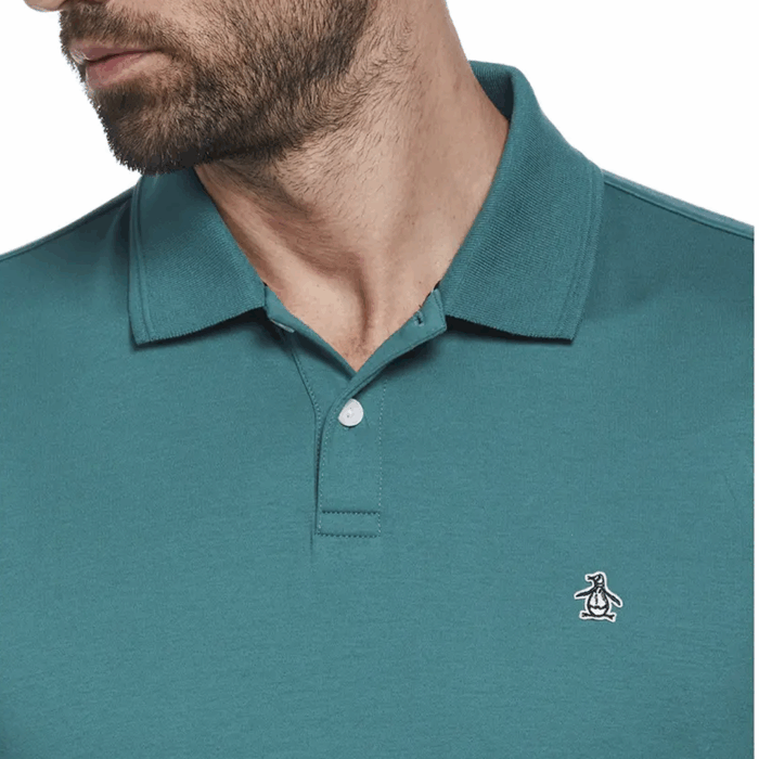 Camiseta Penguin Polo  Lisa Interlock Verde - Imagen 3