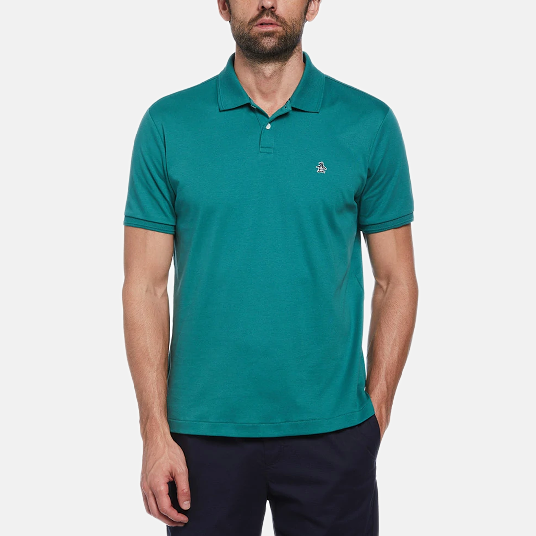 Camiseta Penguin Polo  Lisa Interlock Verde