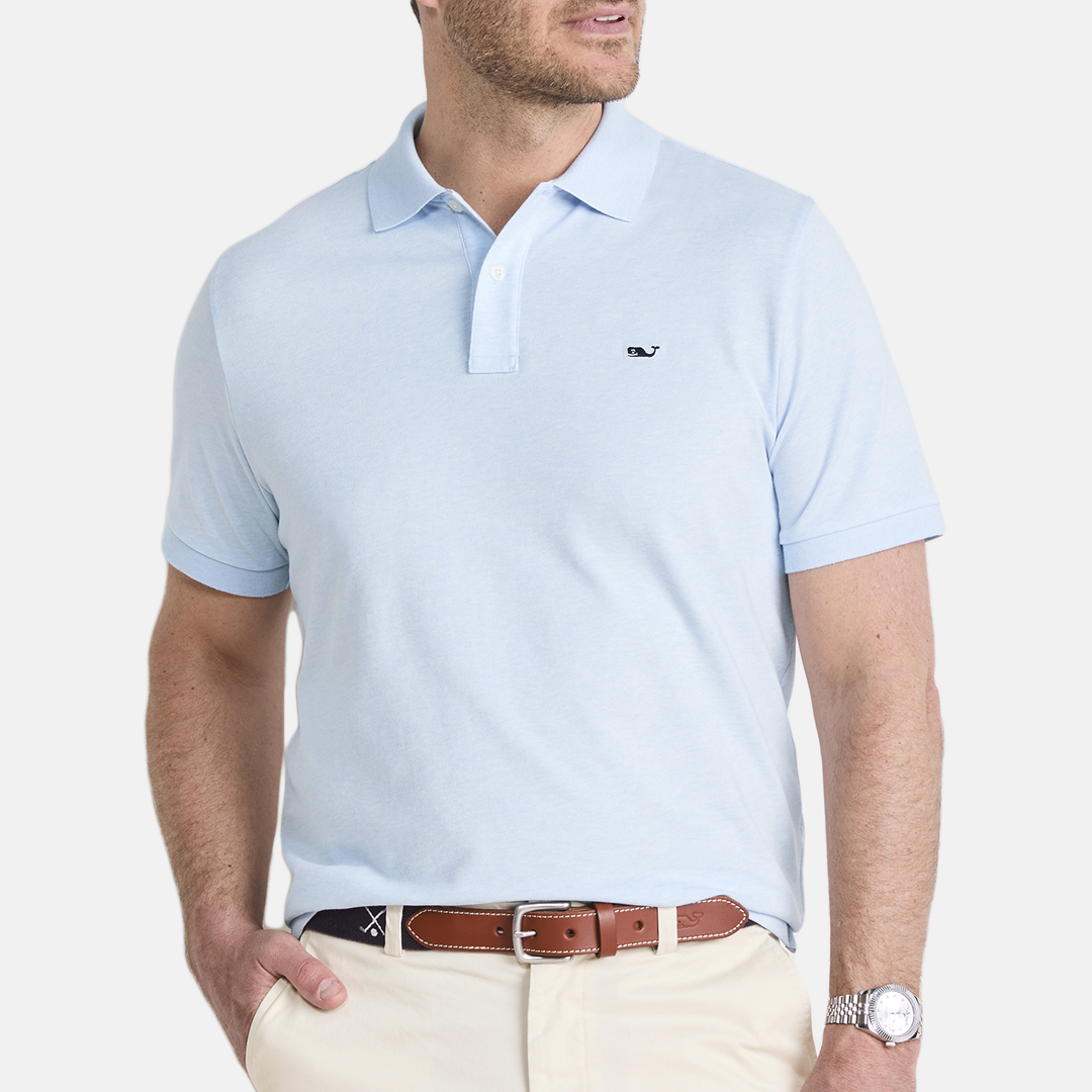 Camisa Vineyard Edgartown Pique Polo Jake Blue