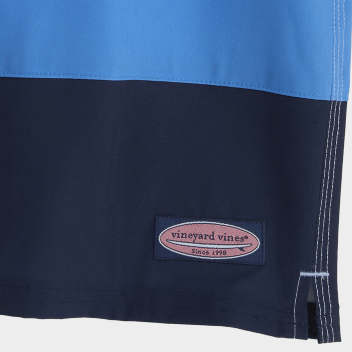 Calzoneta Vineyard 7 Inch Colorblock Piped Chappy Swim Jake Blue - Imagen 3