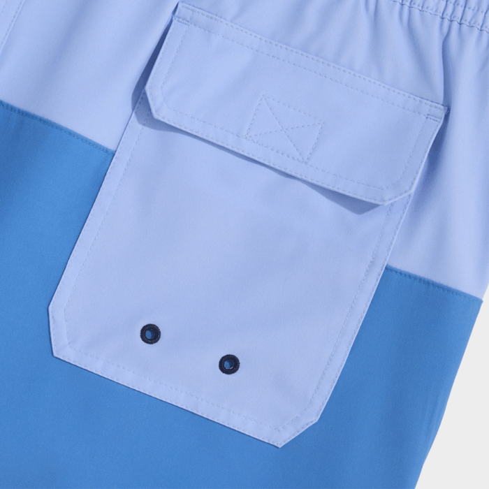 Calzoneta Vineyard 7 Inch Colorblock Piped Chappy Swim Jake Blue - Imagen 4