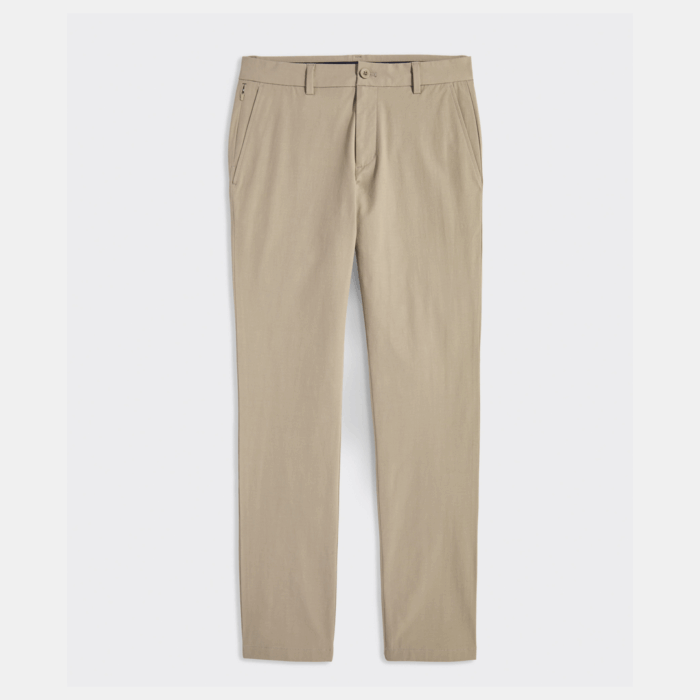 Pantalón Vineyard Vines Stretch Breaker Pants Khaki - Imagen 2