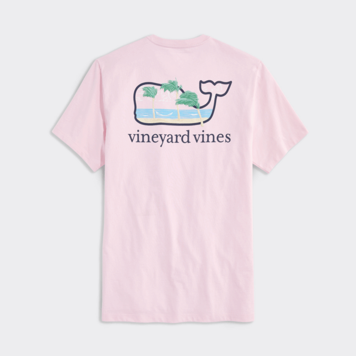Camiseta Vineyard Breezy Hammock Whale Pocket Tee Flamingo