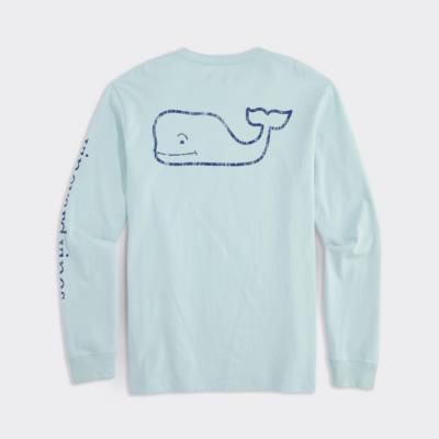 Camisa Vineyard Vintage Whale Long-Sleeve Pocket Tee