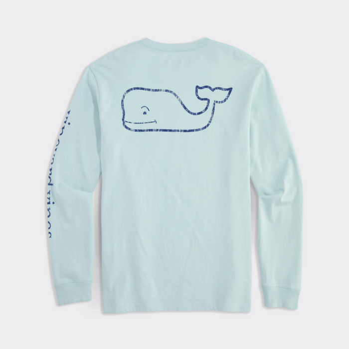 Camisa Vineyard Vintage Whale Long-Sleeve Pocket Tee