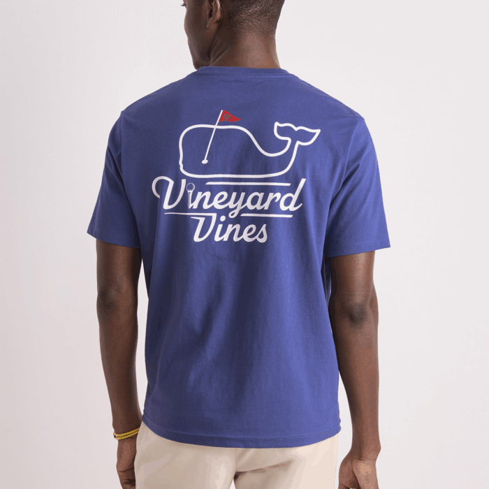 Camiseta Vineyard Golf Flag Short-Sleeve Tee Moonshine - Imagen 4