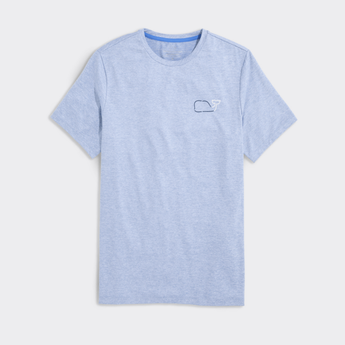 Camiseta Vineyard On-The-Go Whale Outline Harbor Performance Coastline - Imagen 3
