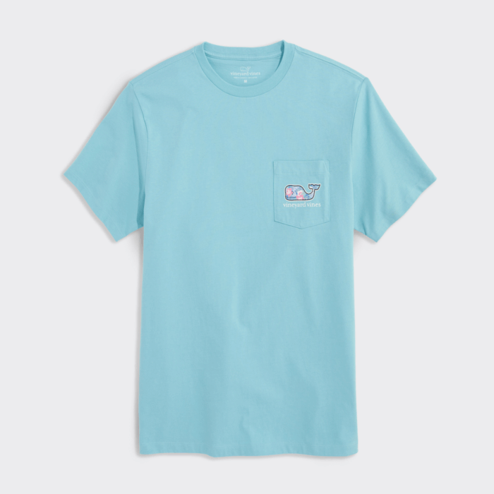 Camiseta Vineyard Vintage Chappy Floral Whale Pocket Tee - Imagen 3