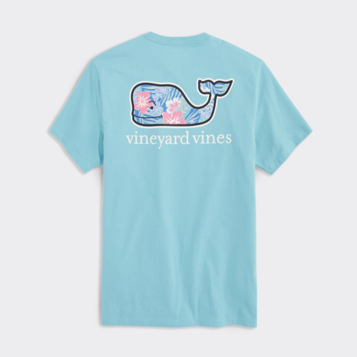 Camiseta Vineyard Vintage Chappy Floral Whale Pocket Tee