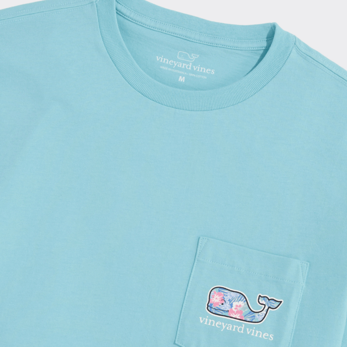 Camiseta Vineyard Vintage Chappy Floral Whale Pocket Tee - Imagen 4