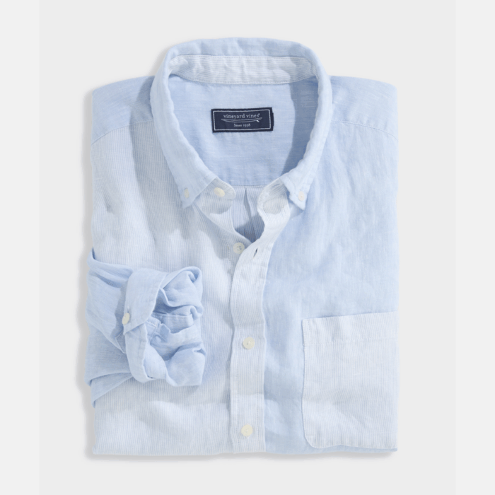 Camisa Vineyard Vines Linen Party Shirt Multi - Imagen 4