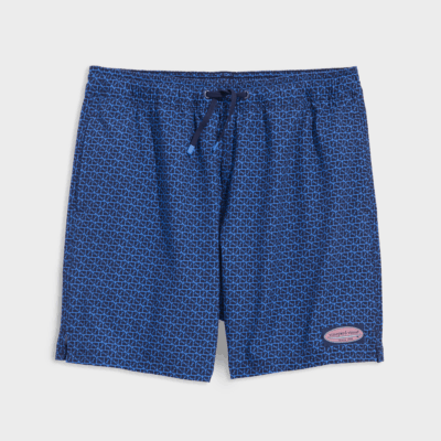 Calzoneta - Boys' Printed Chappy Swim Trunks NautNavy Puzzles
