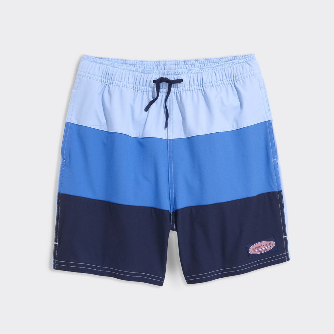 Calzoneta - Boys' Colorblock Chappy Swim Trunks Jake Blue