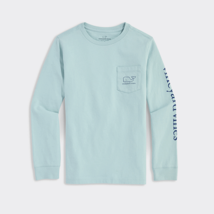 Camisa M/L - Boys' Long-Sleeve Vintage Whale Pocket Tee - Imagen 3