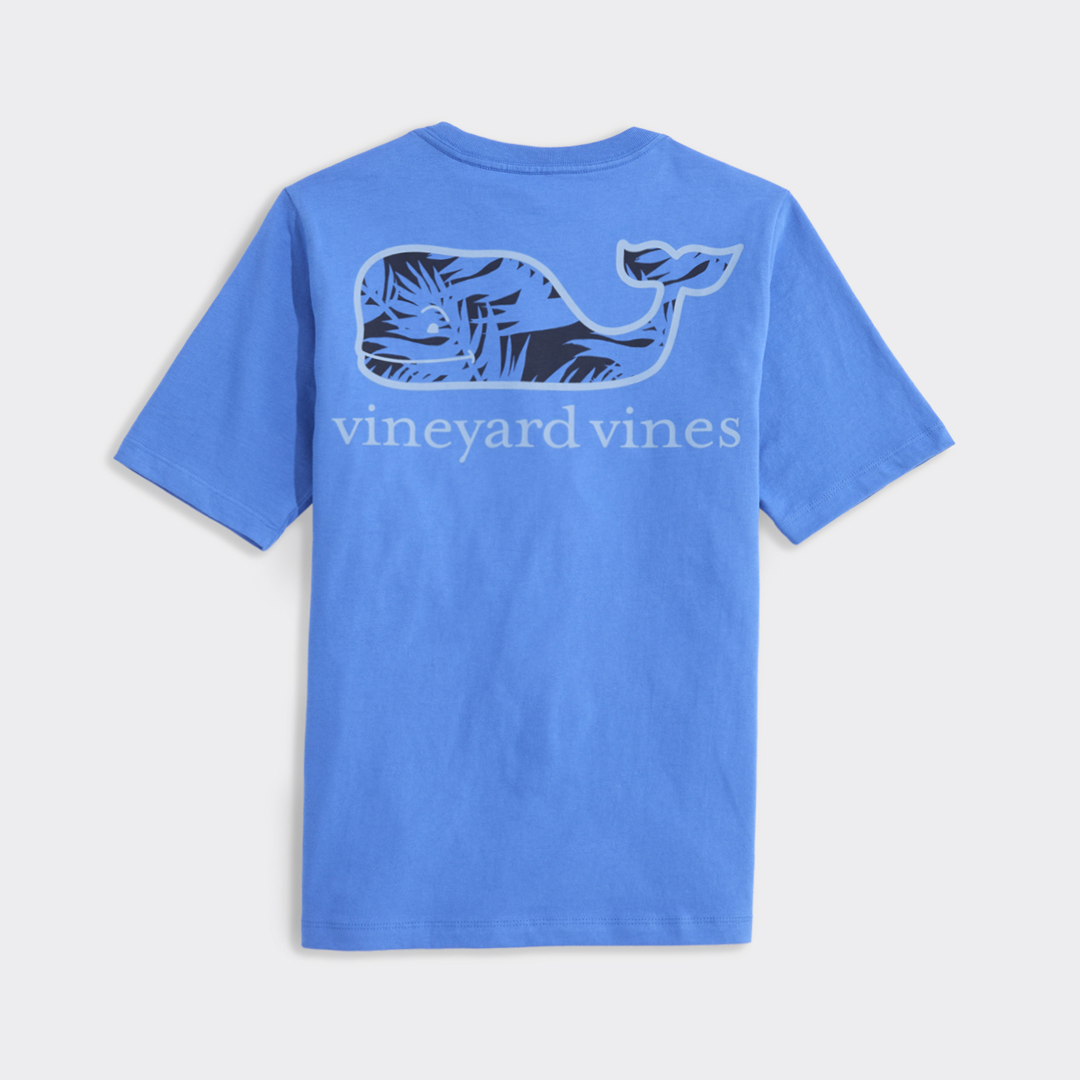 Camiseta M/C - Boys' Breezy Palms Chappy Whale Short-Sleeve Pocket Tee