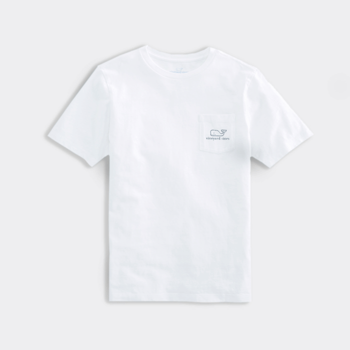 Camiseta M/C - Boys' Vintage Whale Short-Sleeve Pocket Tee White - Imagen 3