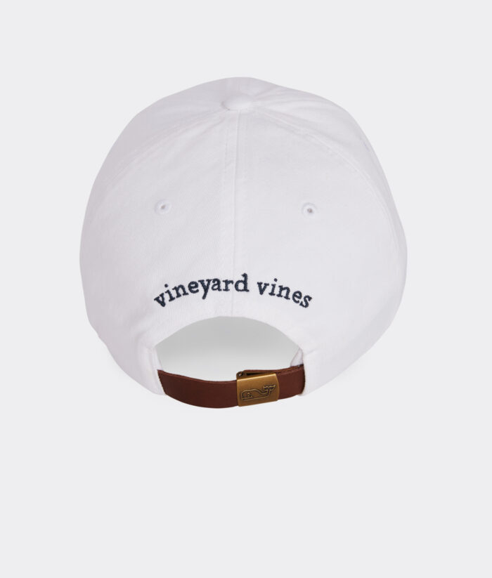 Gorra - Vineyard Vines Mens - Classic Logo Baseball Hat White Cap - Imagen 3