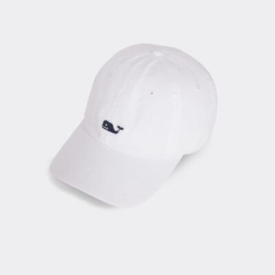 Gorra - Vineyard Vines Mens - Classic Logo Baseball Hat White Cap