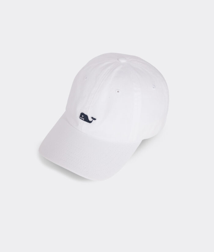 Gorra - Vineyard Vines Mens - Classic Logo Baseball Hat White Cap