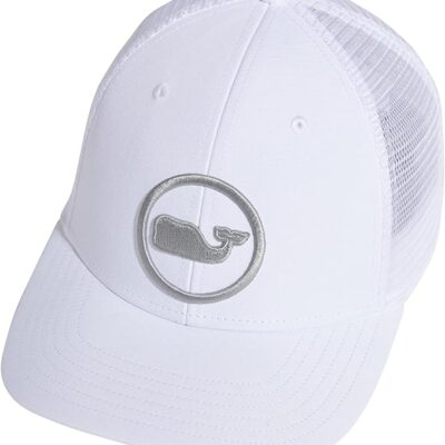 Gorra - Vineyard Vines Mens - Whale Dot Perf Trucker Jost Van White