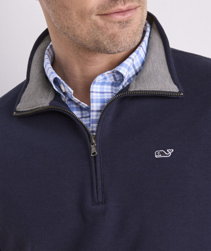 Sweater P/H - SOLID SALTWATER QUARTER-ZIP - Imagen 4