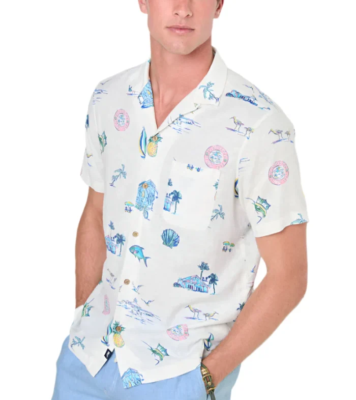 Camisa P/H - GASPARILLA ICONS SS CBNA SHIRT