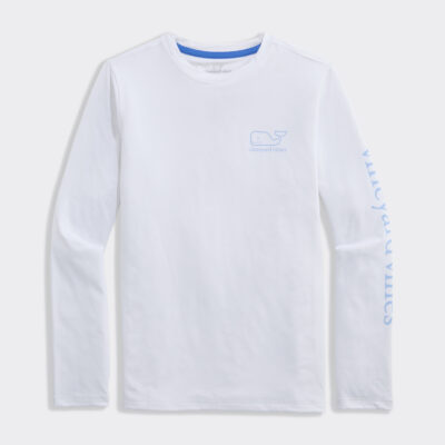 Camiseta M/L P/N - BOYS LS WHALE HARBOR TEE