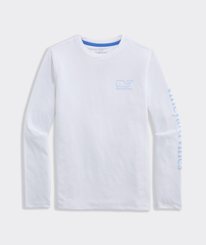 Camiseta M/L P/N - BOYS LS WHALE HARBOR TEE