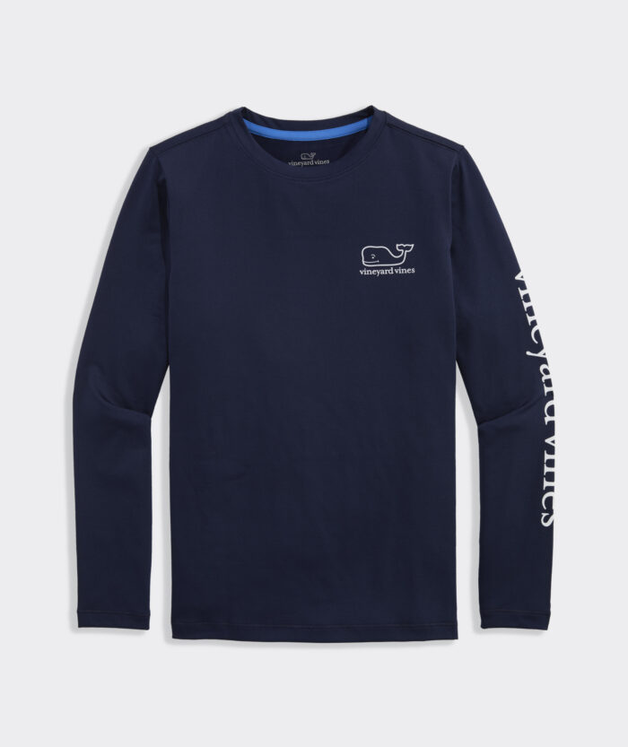 Camiseta M/L P/N - BOYS LS WHALE HARBOR TEE