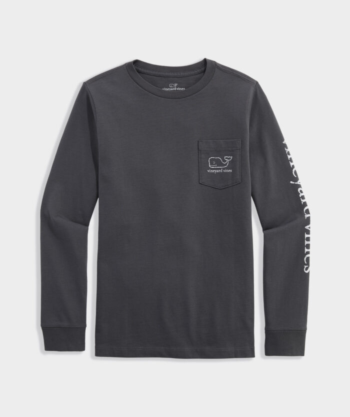 Camiseta M/L P/N - BOYS LS VINTAGE WHALE PKT T