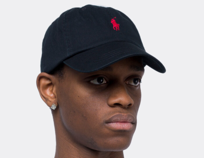 Gorra - Polo - Sport Cap-Hat Polo Black/ Rl 2000 Red - Imagen 3