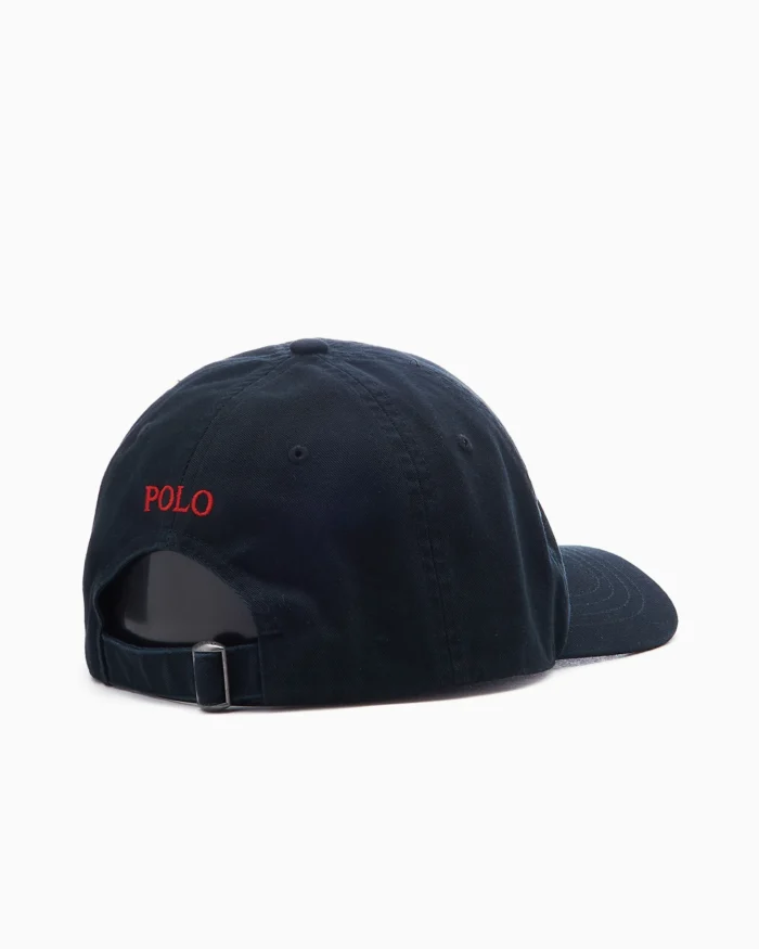 Gorra - Polo - Sport Cap-Hat Polo Black/ Rl 2000 Red - Imagen 2