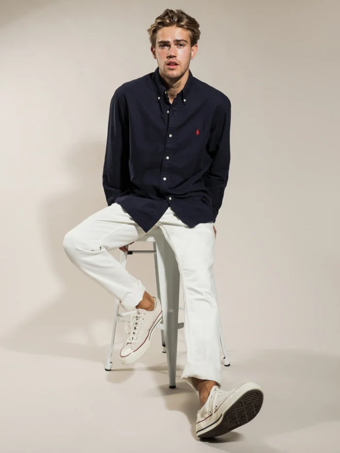 Camisa W/L - Polo - Cu Bd Poc Sp-Long Sleeve-Sport Shirt - Imagen 4