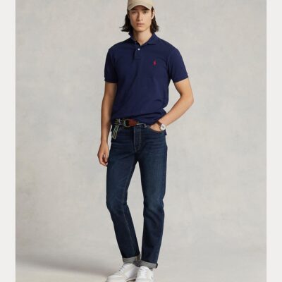 Camisa Sport - Polo - Sskccmslm1-Short Sleeve-Knit (Newport Navy/Polo Black)