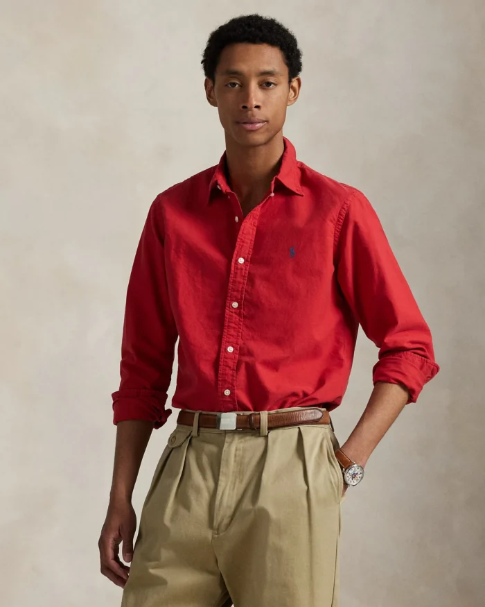 CAMISA MANGA LARGA -SPORT SHIRT (New Brick/Active Royal/New Forrest/Chocolate Mousse)