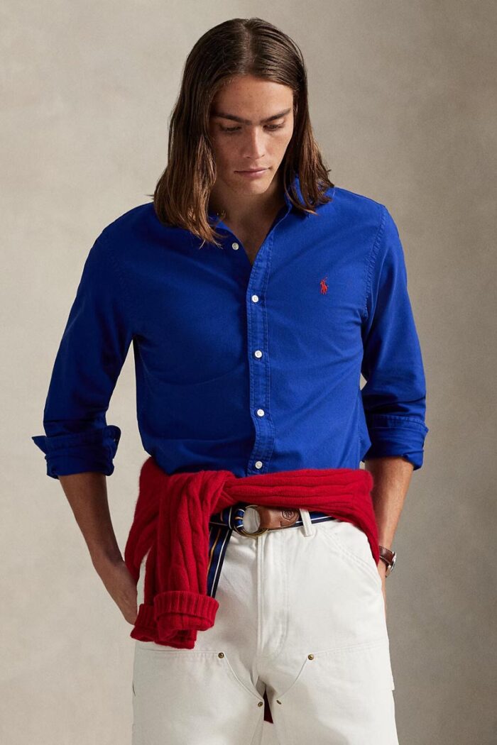 CAMISA MANGA LARGA -SPORT SHIRT (New Brick/Active Royal/New Forrest/Chocolate Mousse) - Imagen 3