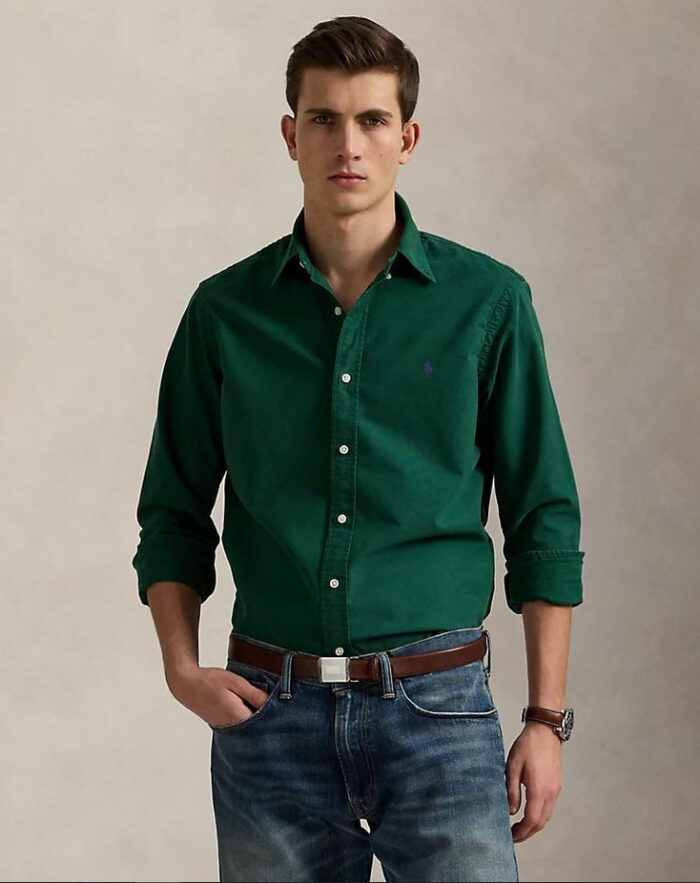 CAMISA MANGA LARGA -SPORT SHIRT (New Brick/Active Royal/New Forrest/Chocolate Mousse) - Imagen 5