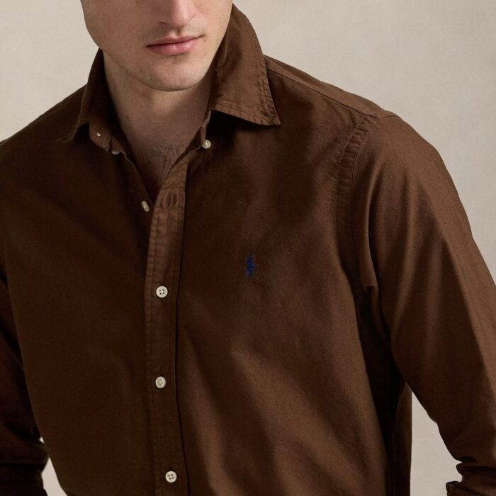 CAMISA MANGA LARGA -SPORT SHIRT (New Brick/Active Royal/New Forrest/Chocolate Mousse) - Imagen 7