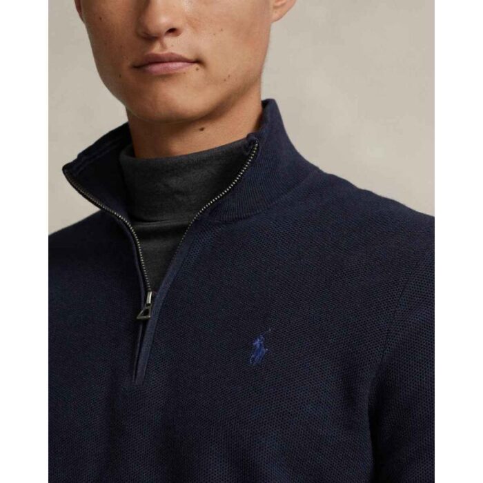 SUETER - LS HZ-LONG SLEEVE-PULLOVER NAVY HTR - Imagen 3