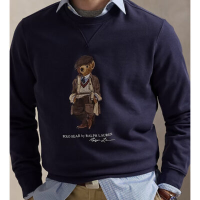 SUDADERA - LSCNM4-LONG SLEEVE-SWEATSHIRT FA25 FADED BLUE HRTG BEAR