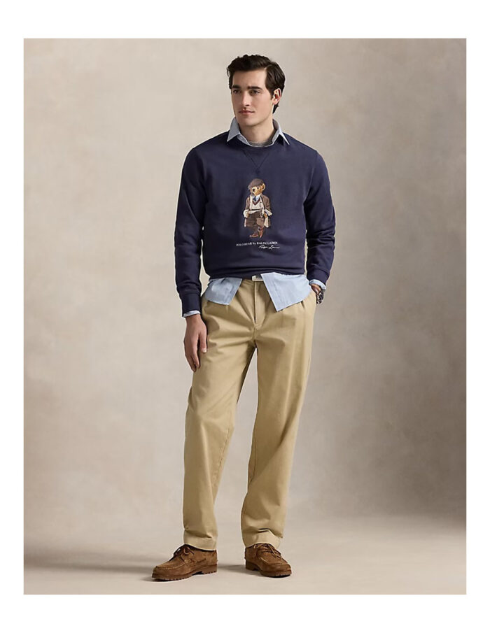 SUDADERA - LSCNM4-LONG SLEEVE-SWEATSHIRT FA25 FADED BLUE HRTG BEAR - Imagen 2