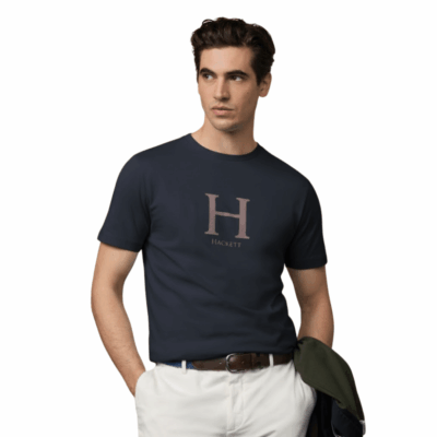 Classic fit h print t-shirt